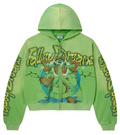 VALE TAZ ZIP UP HOODIE GREEN