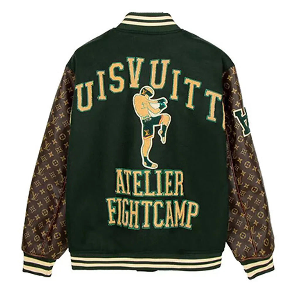 Varsity LV Leather Jacket