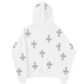 Cross White Hoddie