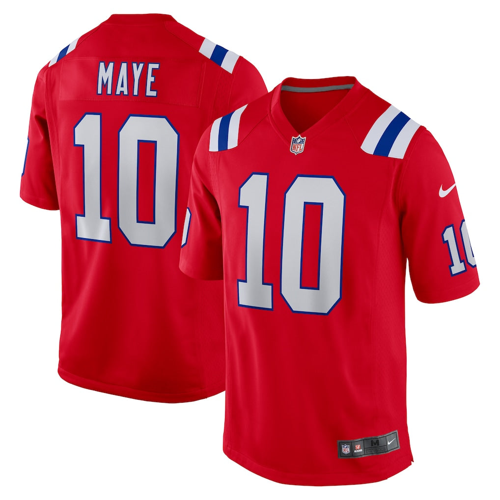 Men's New England Patriots Nike Red Player Game Jersey