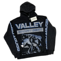 Vale Forever Valley Sport Dept Hoodie 'Black' Men's Streetwear Washed Pullovers
